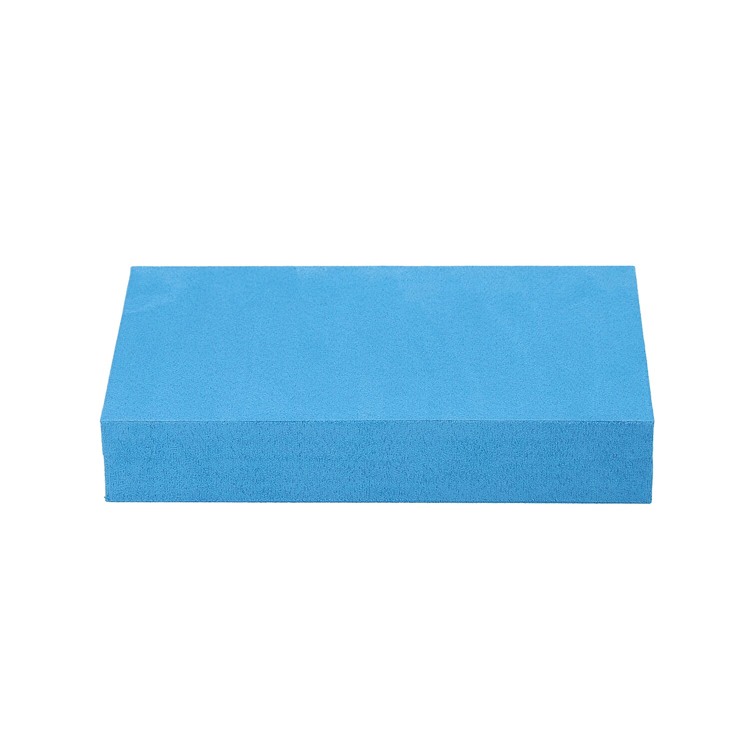 Portable Velvet Jewellery Box with Lock and Anti Tarnish Lining (Size:29x18x5Cm) - Turquoise Blue