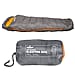 Mummy Sleeping Bag in Grey and Orange - Single - 2 Seasons (210x52x72 Cm)