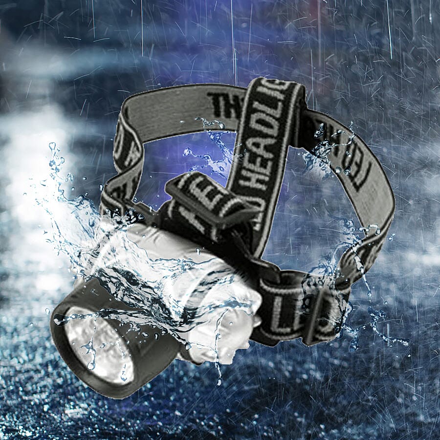 7 LED Head Light Torch With Pivoting Ball Head (AAA Battery not included)