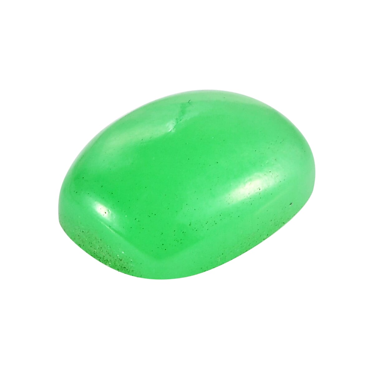 A Dyed Green Jade Cushion 9x7mm - 1.98 Ct