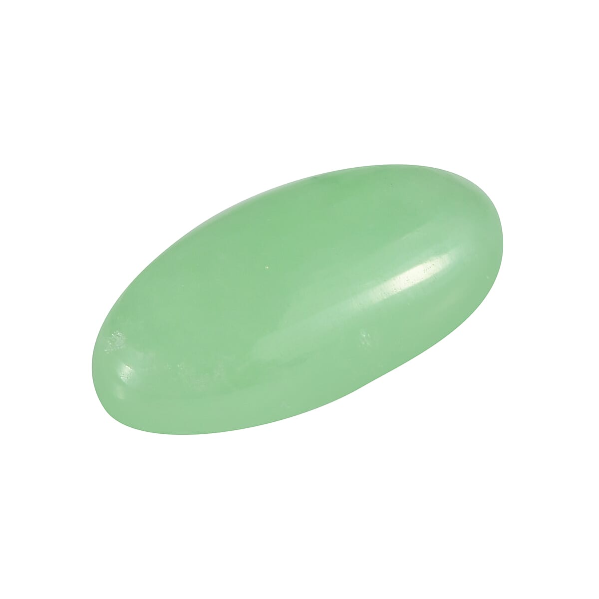 AAA Dyed Green Jade Oval 10x5mm  -1.35 Ct