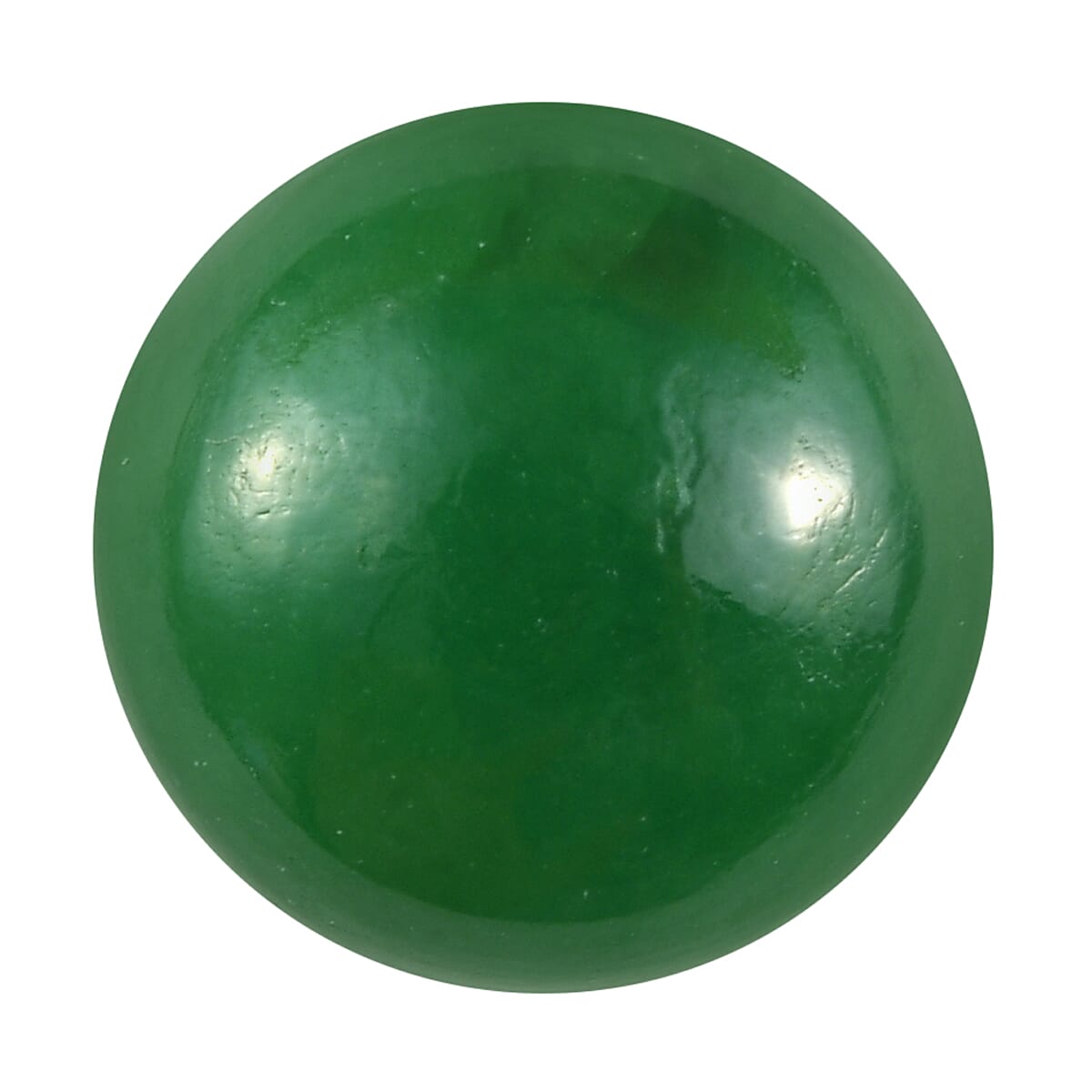 AAA Dyed Green Jade Round 10.0mm- 4.31 Ct