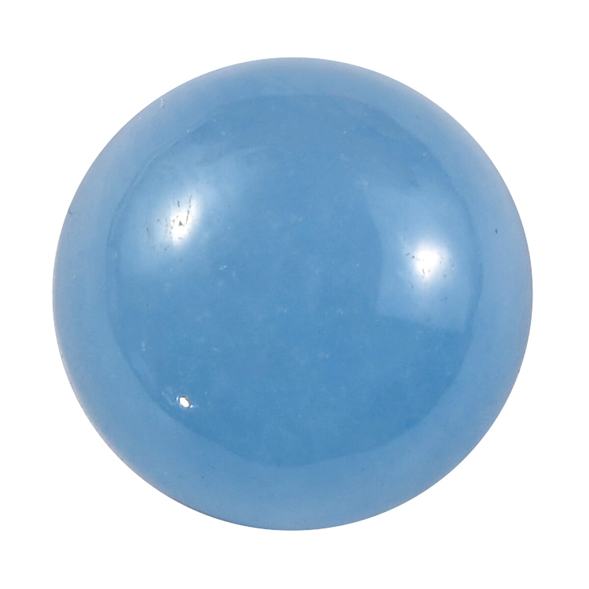 Dyed Light Blue Color Jade Round 10.0mm - 4.74 Ct