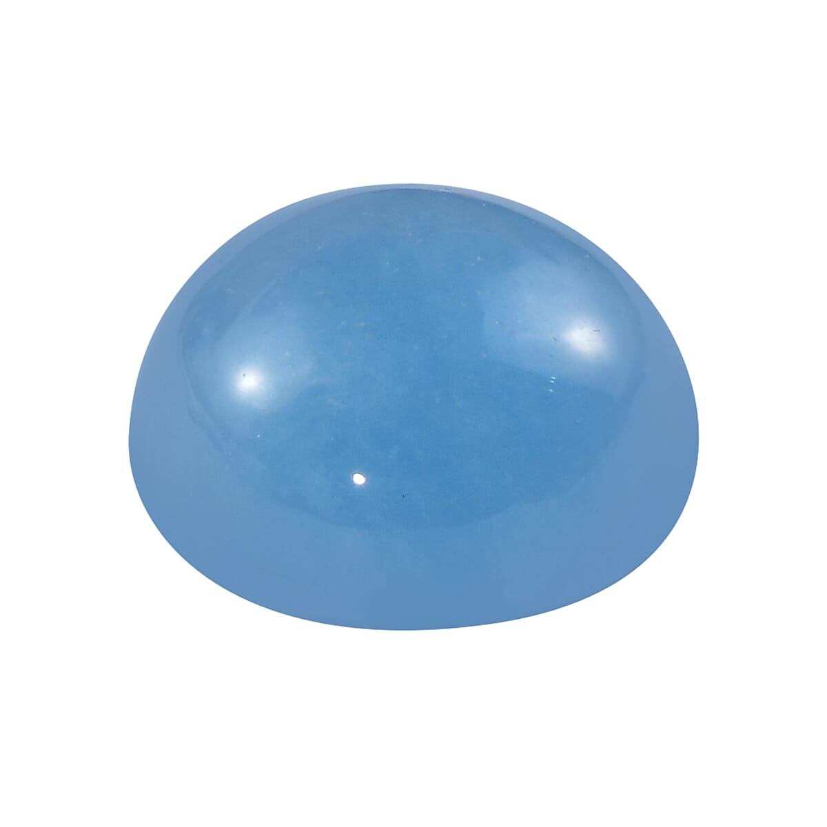 Dyed Light Blue Color Jade Round 10.0mm - 4.74 Ct