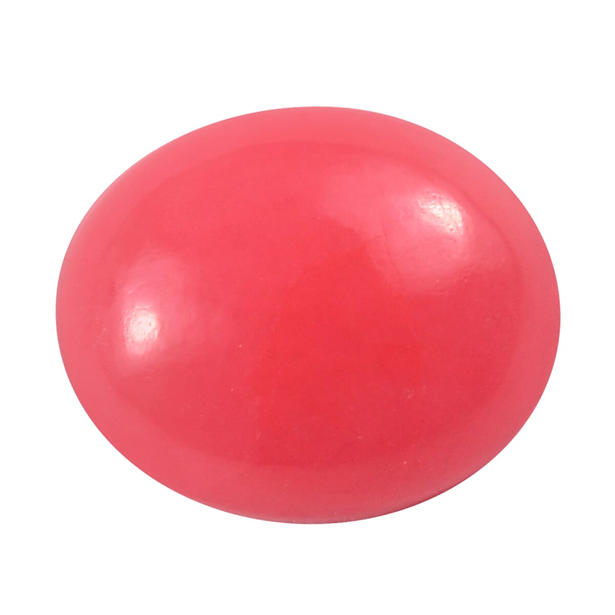 AAA Dyed Pink Jade Oval 11x9mm -3.7 CT