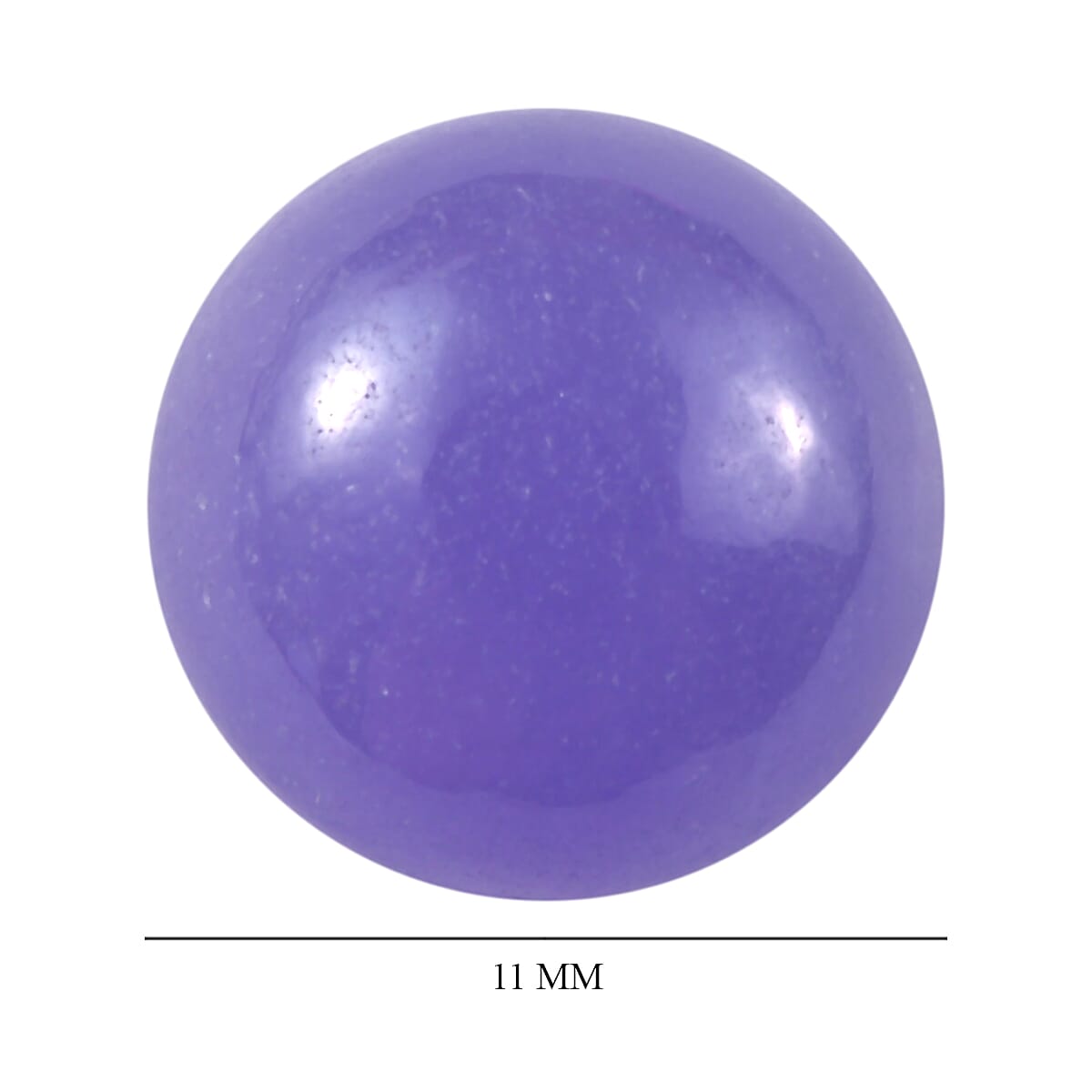 A Dyed Purple Jade Rd 11.0mm- 5.56 Ct
