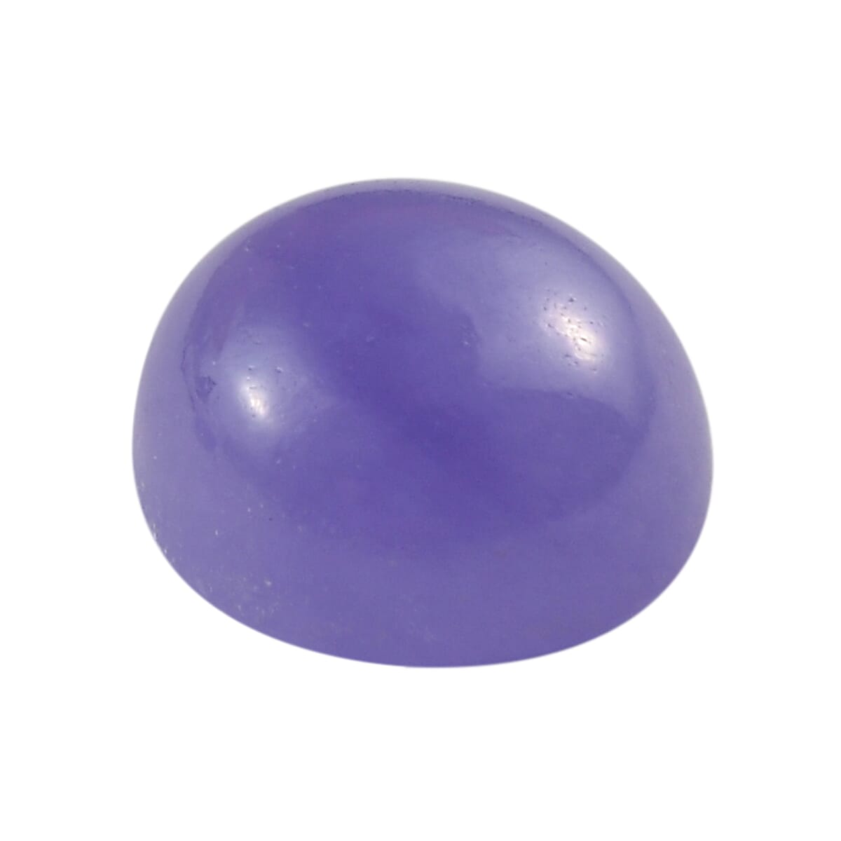 Set of 2 AA Dyed Purple Jade Round 5.0mm -.09 CT