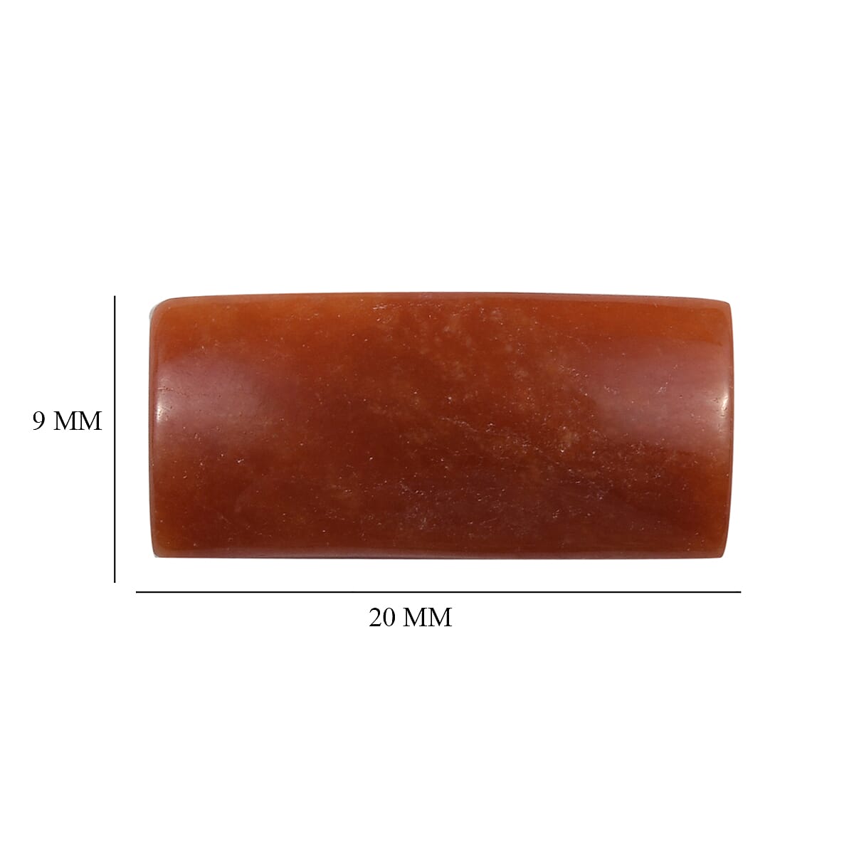 Dyed Red Jade Fancy 20x9mm -1 PC -7.06 Ct