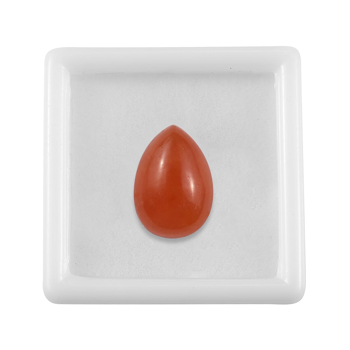 Dyed Red Jade Prism 7x5mm - 1.00 Ct