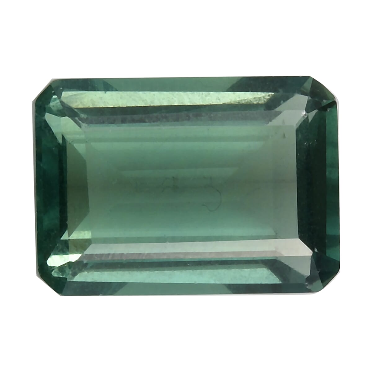 Green Fluorite Octagon 14x10mm - 1 PC - 8.24 Ct