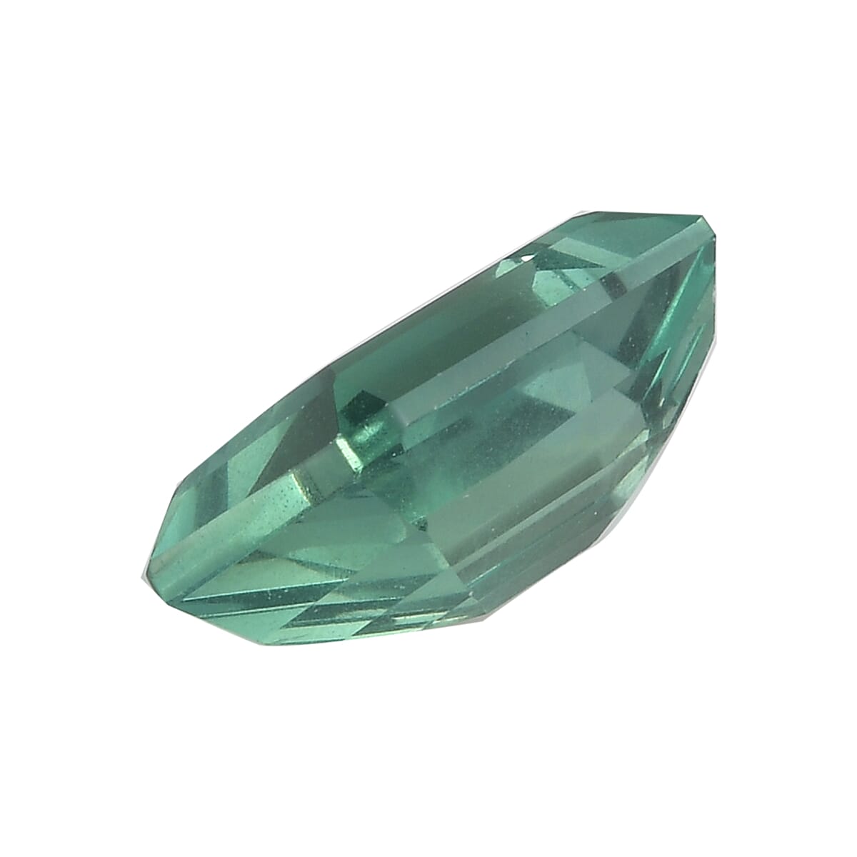 Green Fluorite Octagon 14x10mm - 1 PC - 8.24 Ct