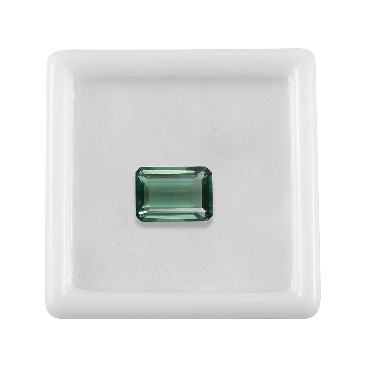 Green Fluorite Octagon 14x10mm - 1 PC - 8.24 Ct