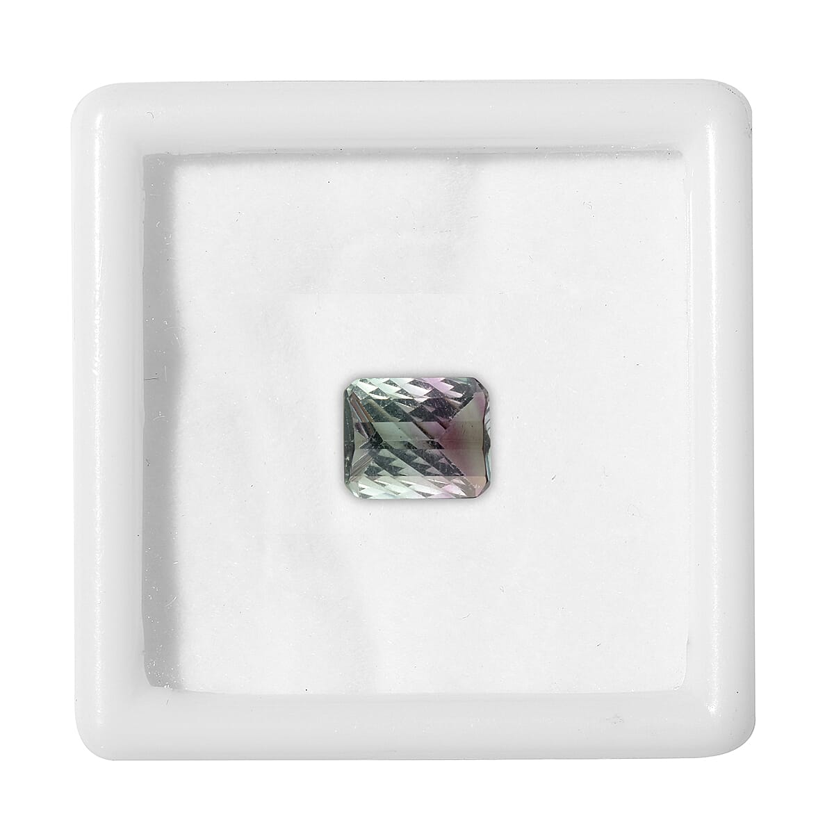 Multi Fluorite Octagon 11x9mm -4.5 Ct