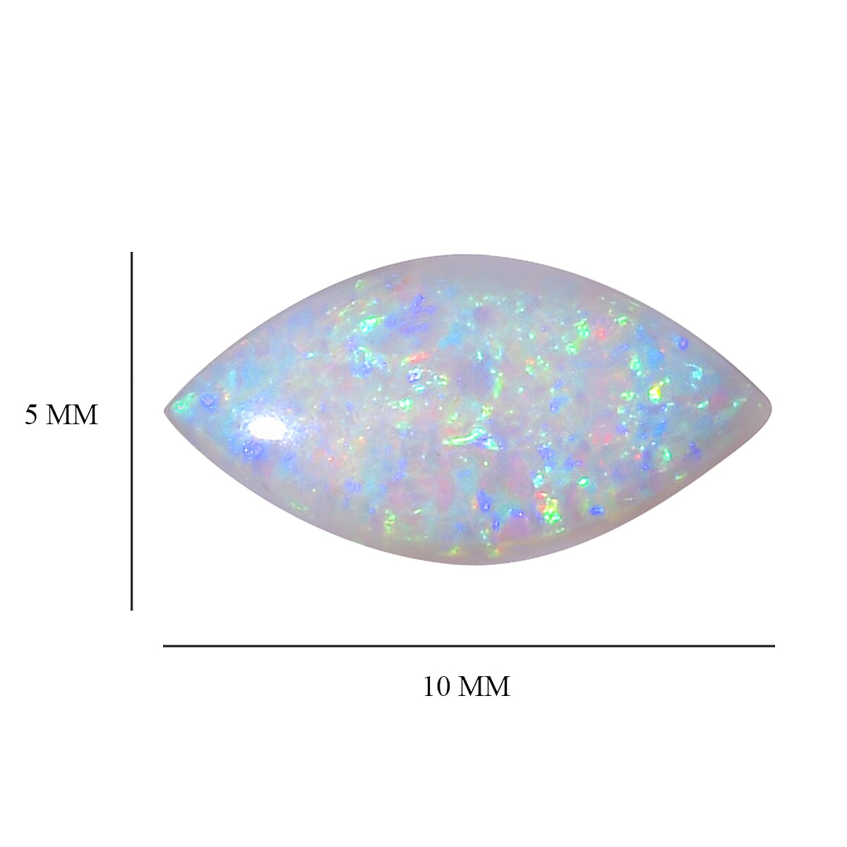 Natural Australian Opal Mrquise 10x5mm -  0.41 Ct