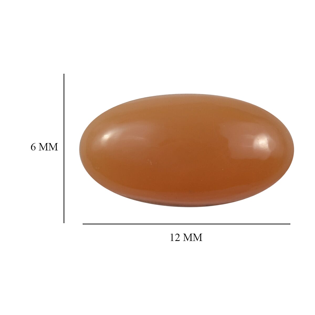 Oregon Honey Caramel Opal Oval 12x6mm -1.36 Ct