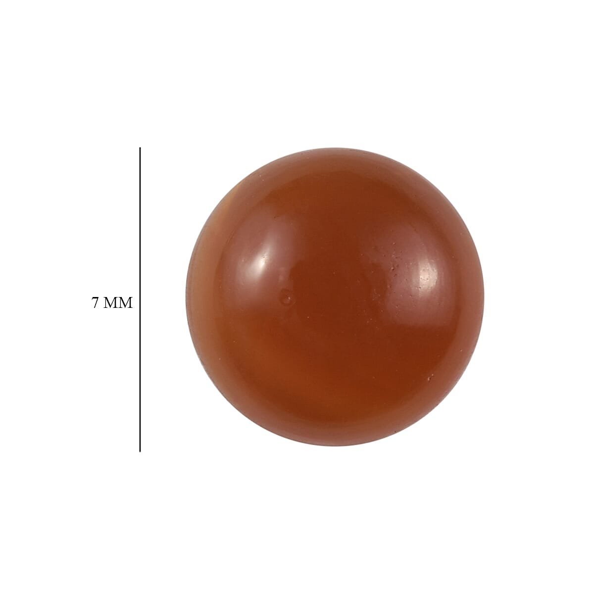 Oregon Honey Caramel Opal Round 7.0mm -0.77 Ct