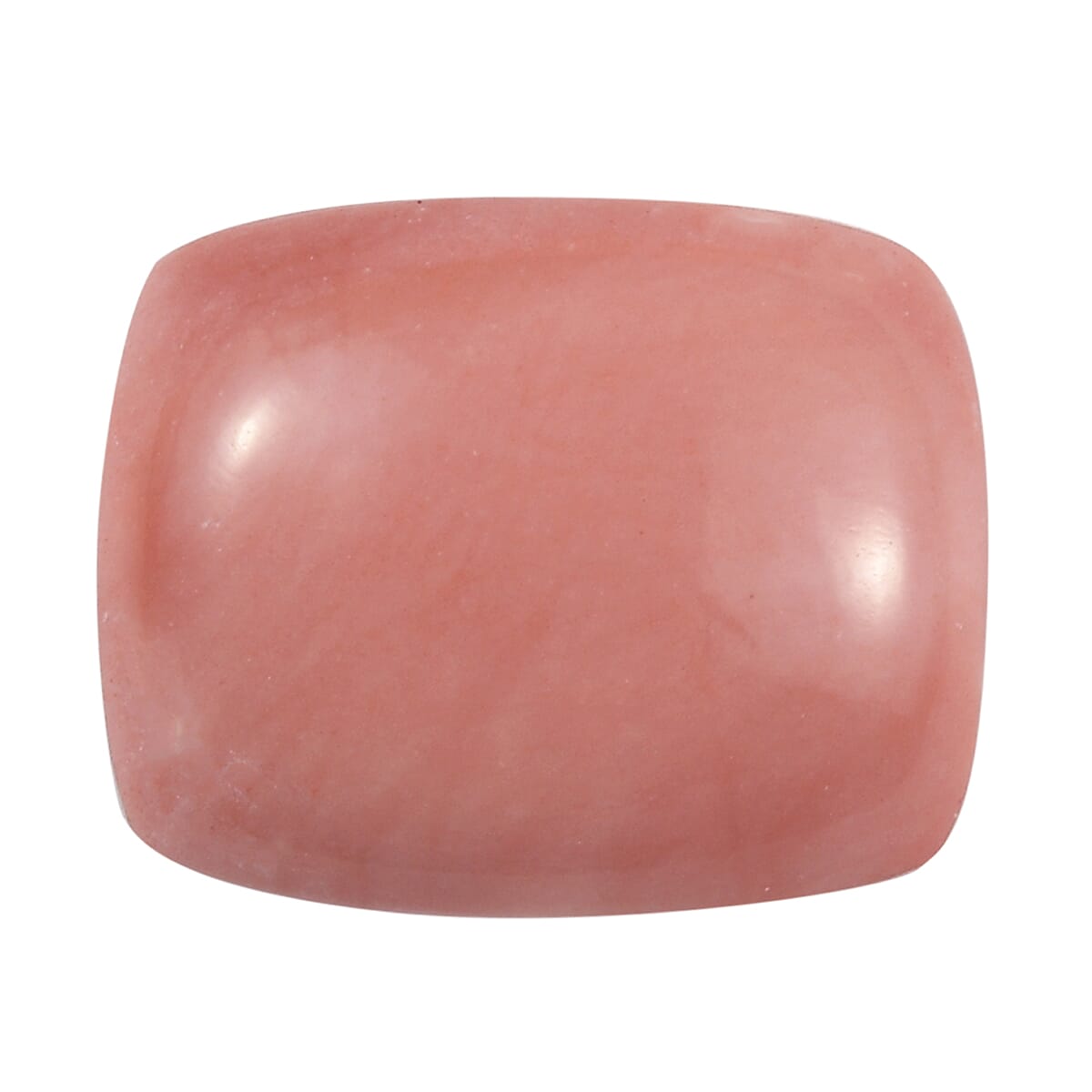 AAA Peach Opal Cushion 12x10mm- 3.2 Ct