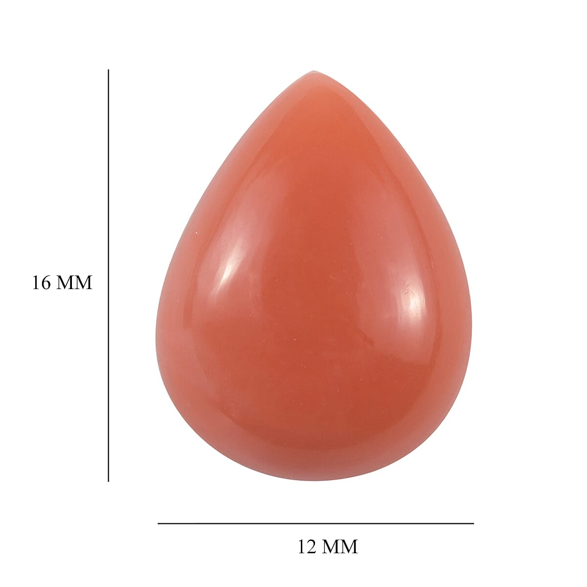 AAA Peach Opal Pism 16x12mm - 4.16 Ct