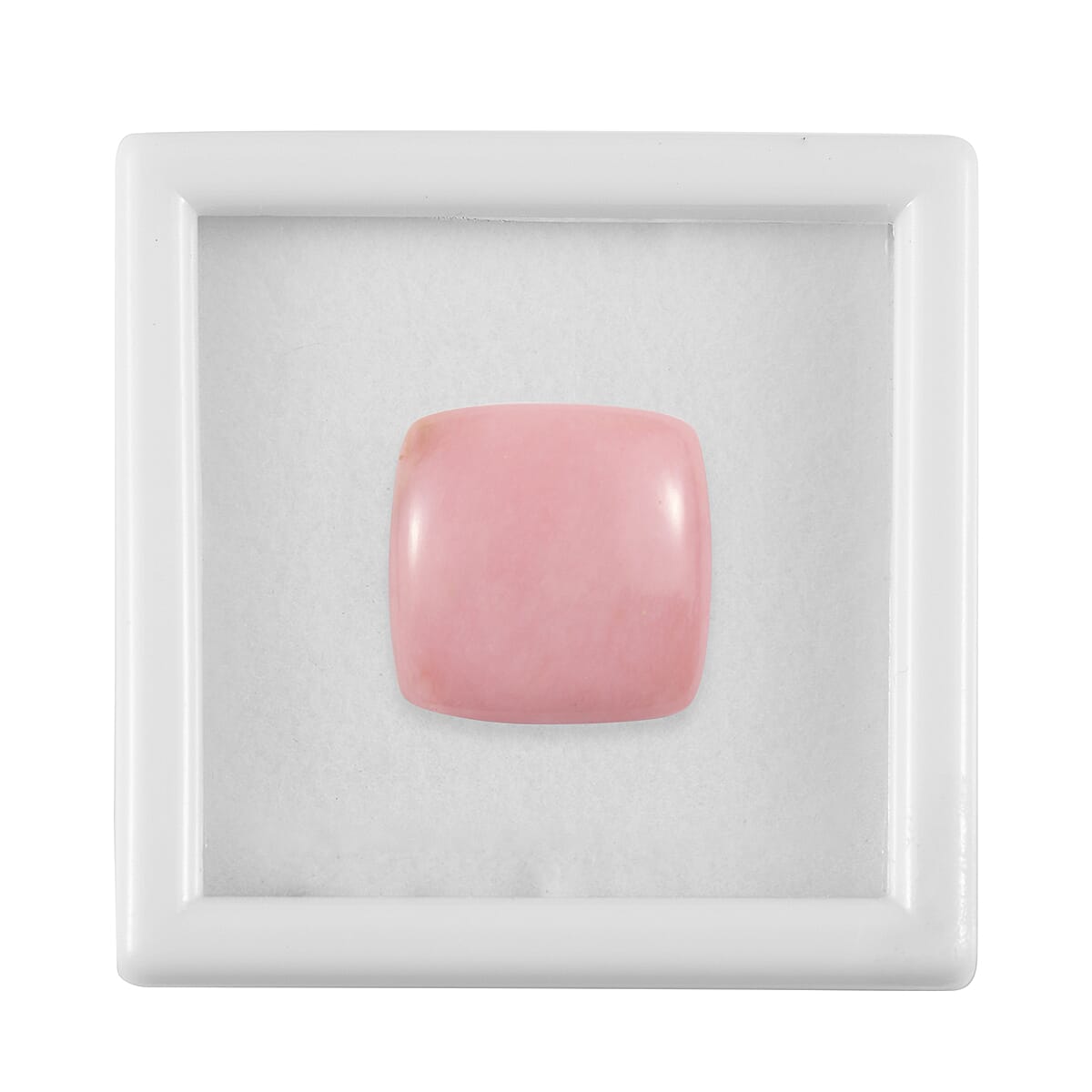 Pink Opal Cushion 18x18mm - 15.53 Ct