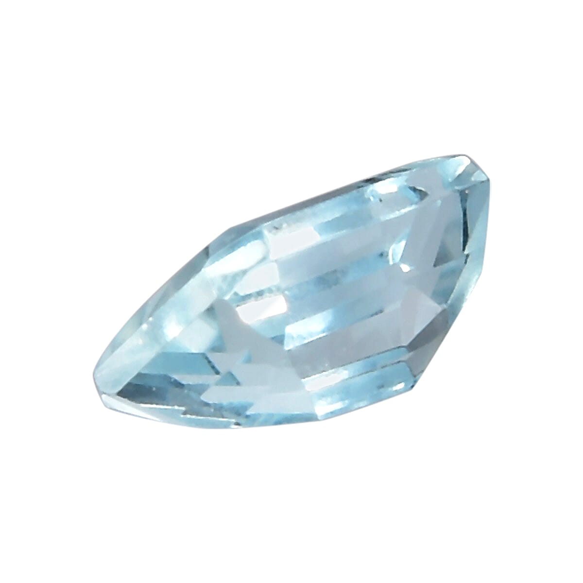 Set of 2 Aquamarine Octagon 6x4mm -- 1.0 Ct
