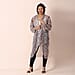 JOVIE Leopard Pattern Chiffon Long Cardigan (Size 117x56cm) - Brown