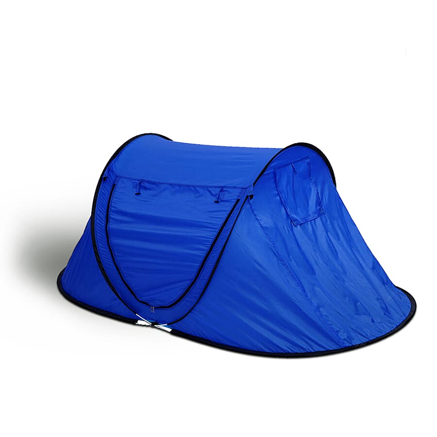 Wilderness Easy Install Camping Tent for 2 Person ( Size- 225x110x90Cm) - Blue