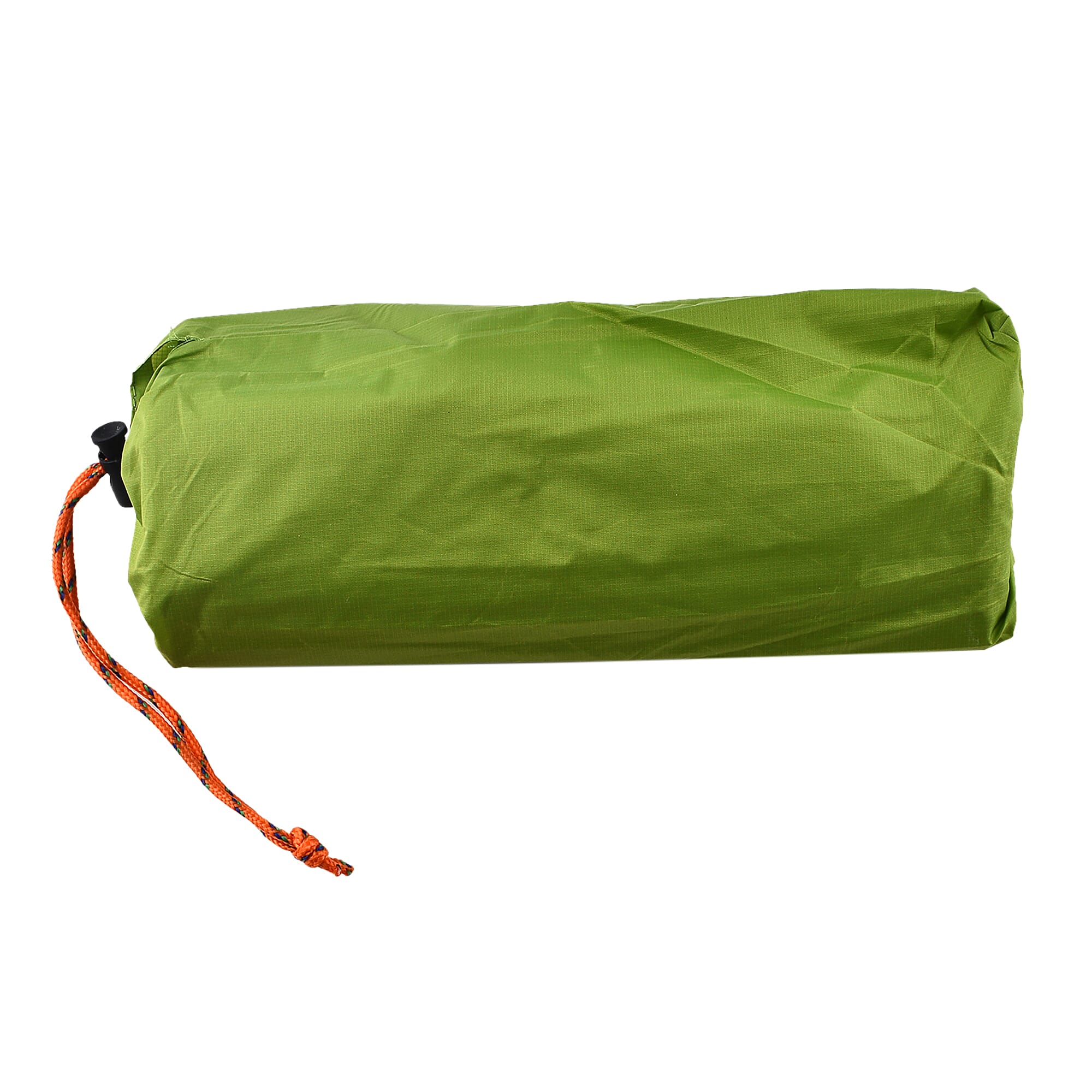 Embossed Checker Pattern Inflating Camping Sleeping Mat (Size 190x60cm) - Green