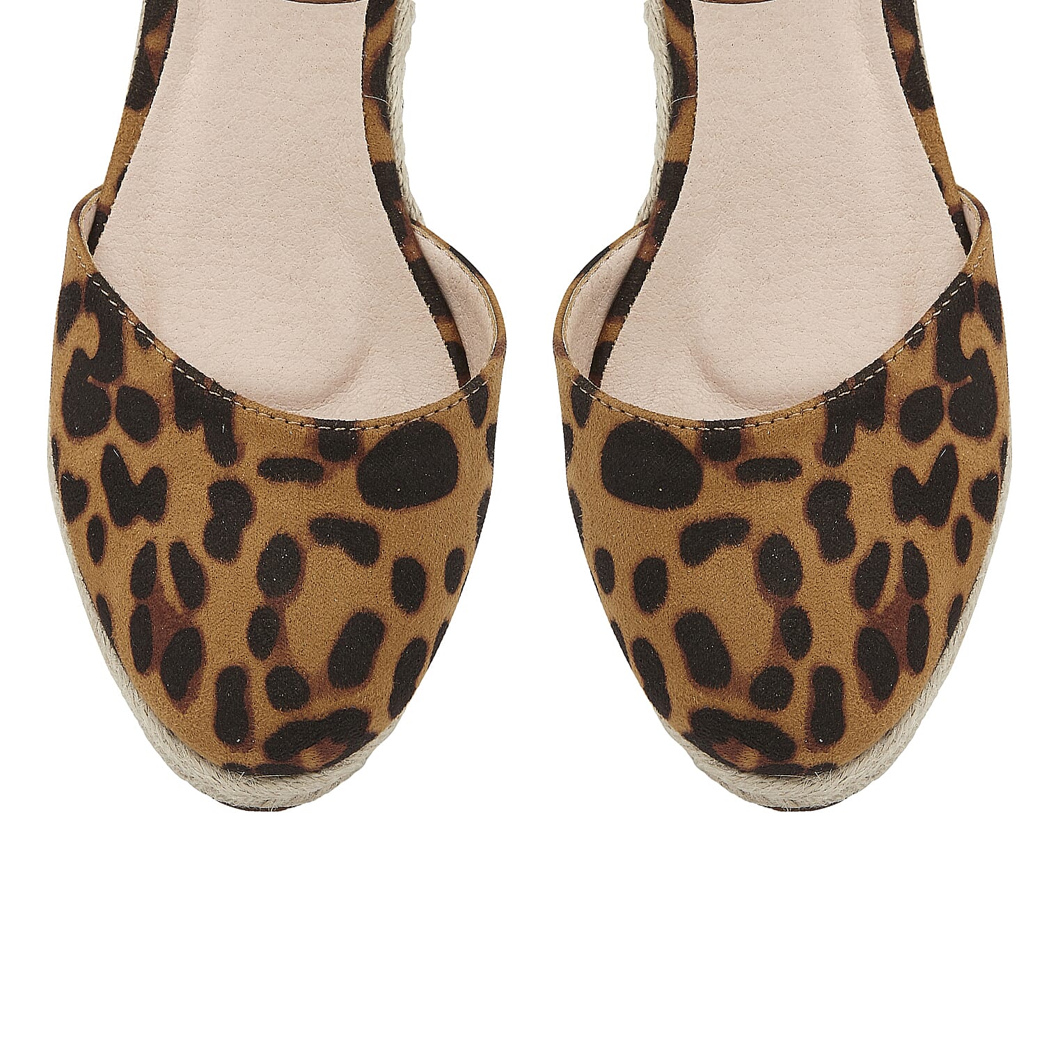 Lotus Liv Leopard-Print Espadrille Wedge (Size 3)