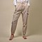 Nova of London Cargo Cuffed Jogger with Side Pockets in Stone Colour (Size L)