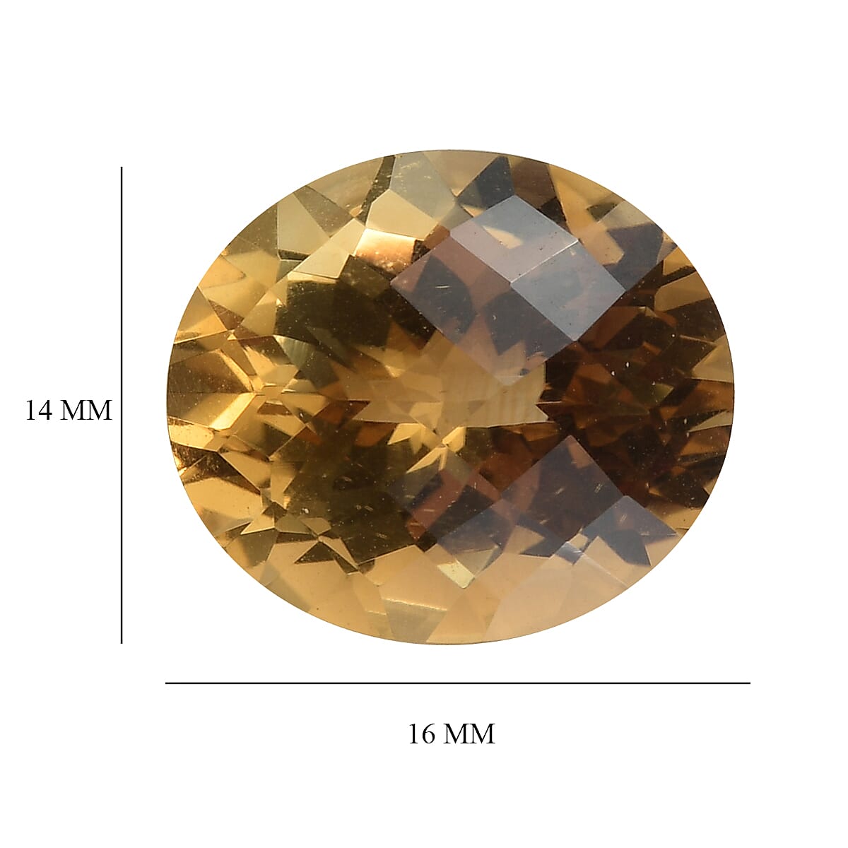 Citrine Oval 16x14mm - 10.7 CT