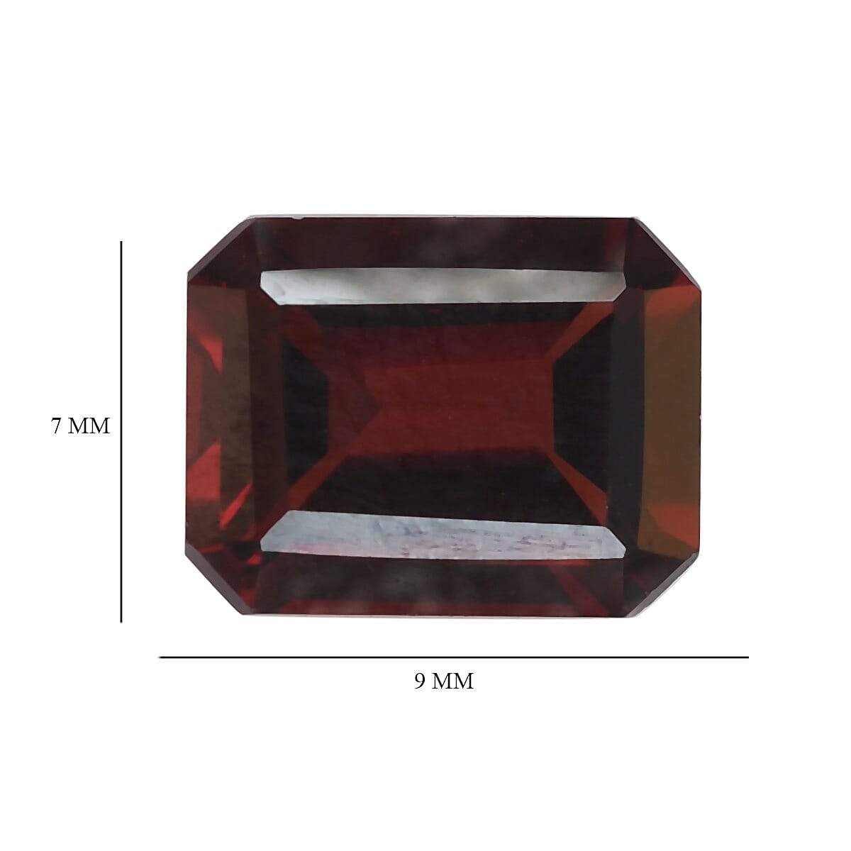 Mozambique Garnet Octagon 9x7mm- 2.6 Ct