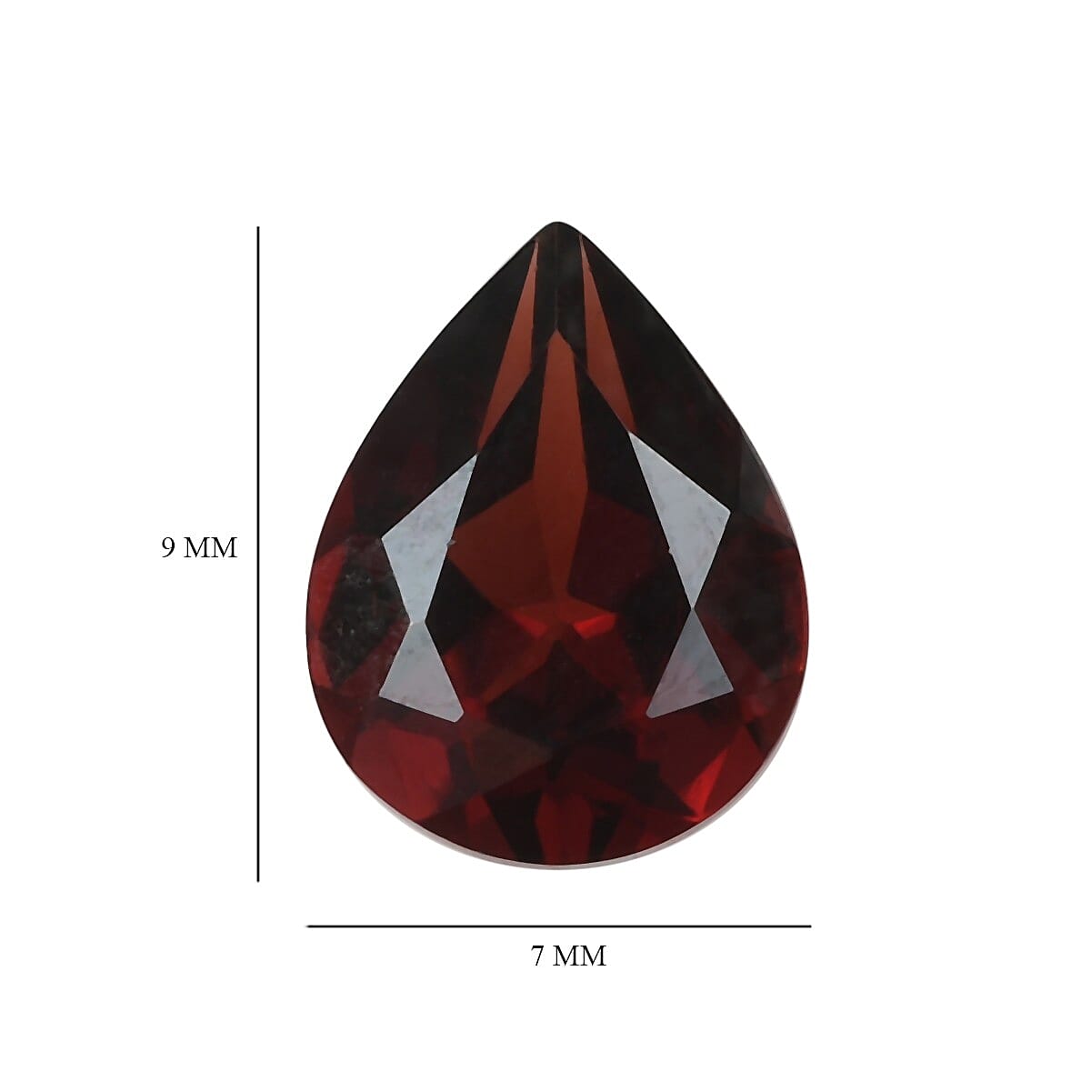 AA Mozambique Garnet Prism 9x7mm -1.89 Ct