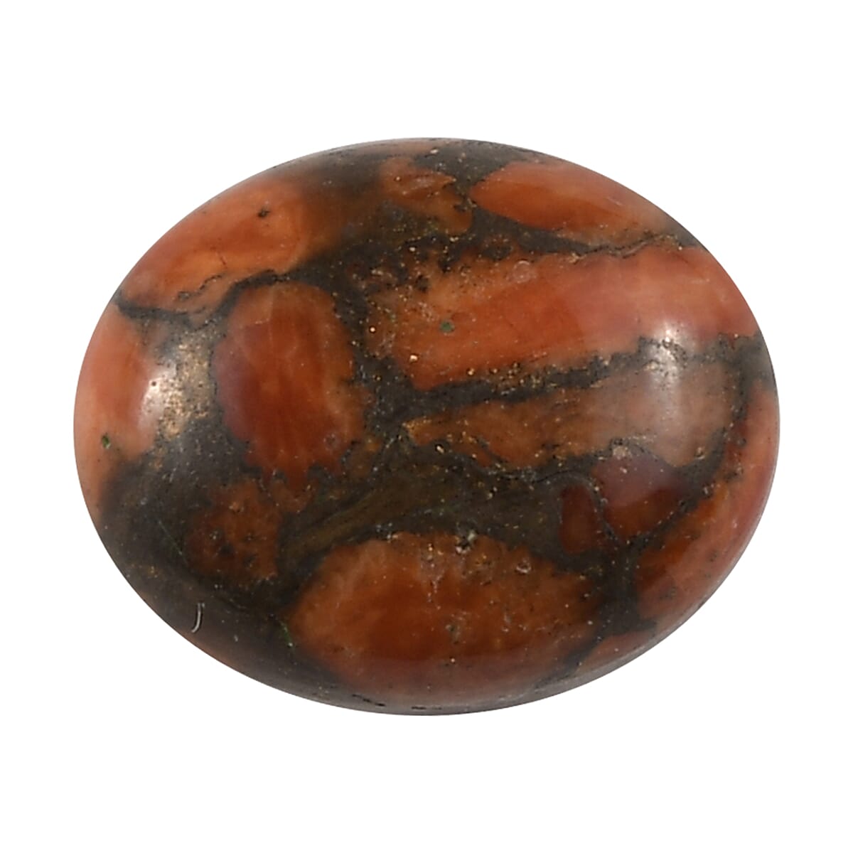 Orange Mojave Turquoise Oval 11x9mm- 2.39 Ct