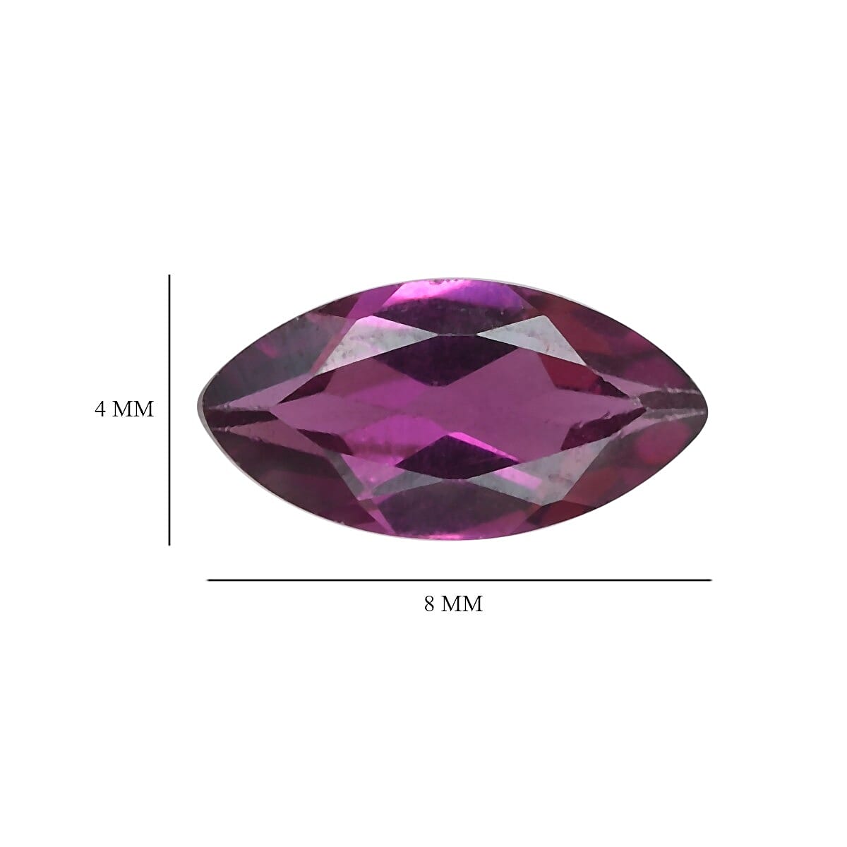 Purple Garnet Mrquise  8x4mm - 0.63 Ct