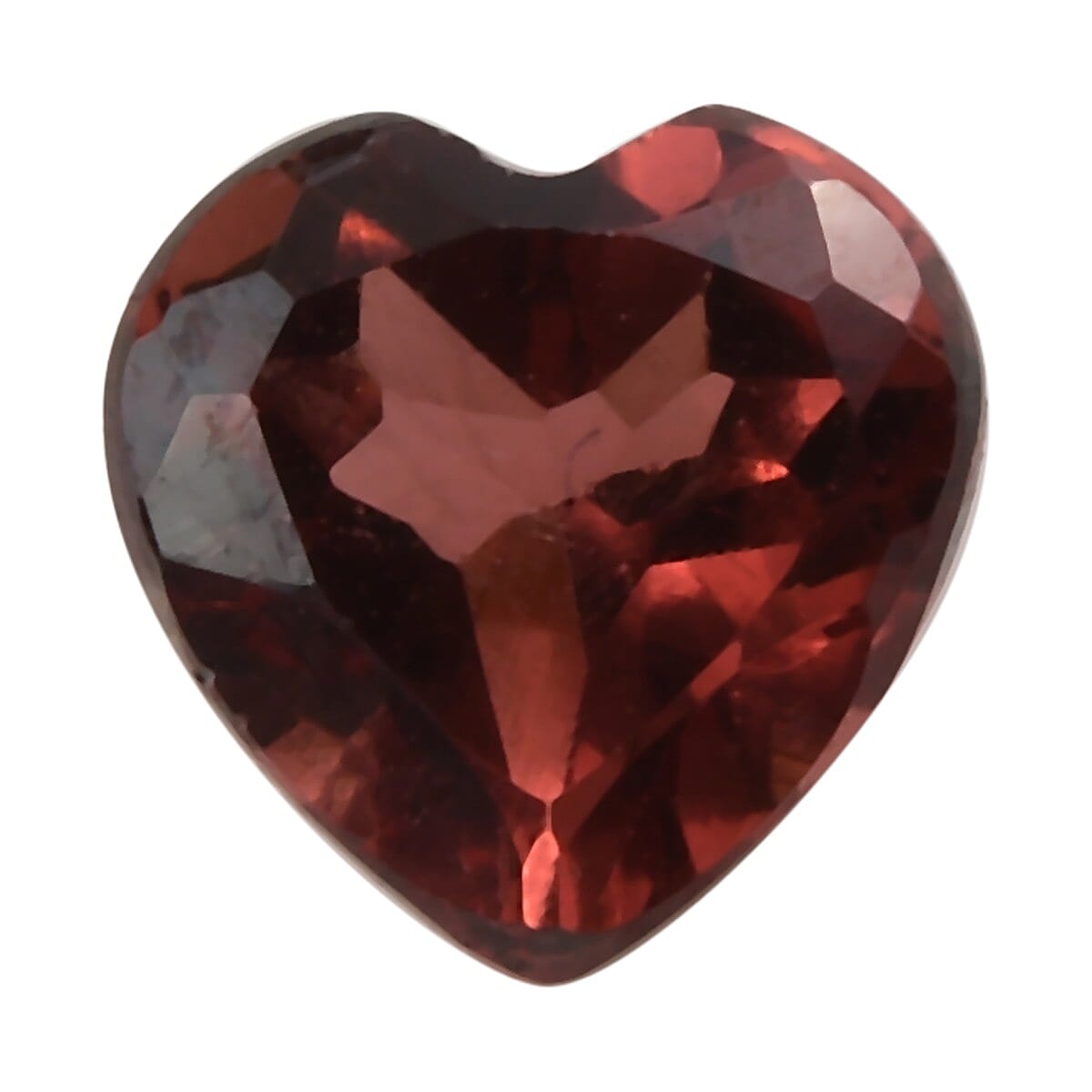 Red Garnet Heart 5.0mm - 0.55 Ct