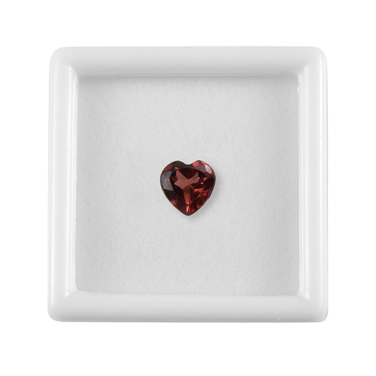Red Garnet Heart 5.0mm - 0.55 Ct