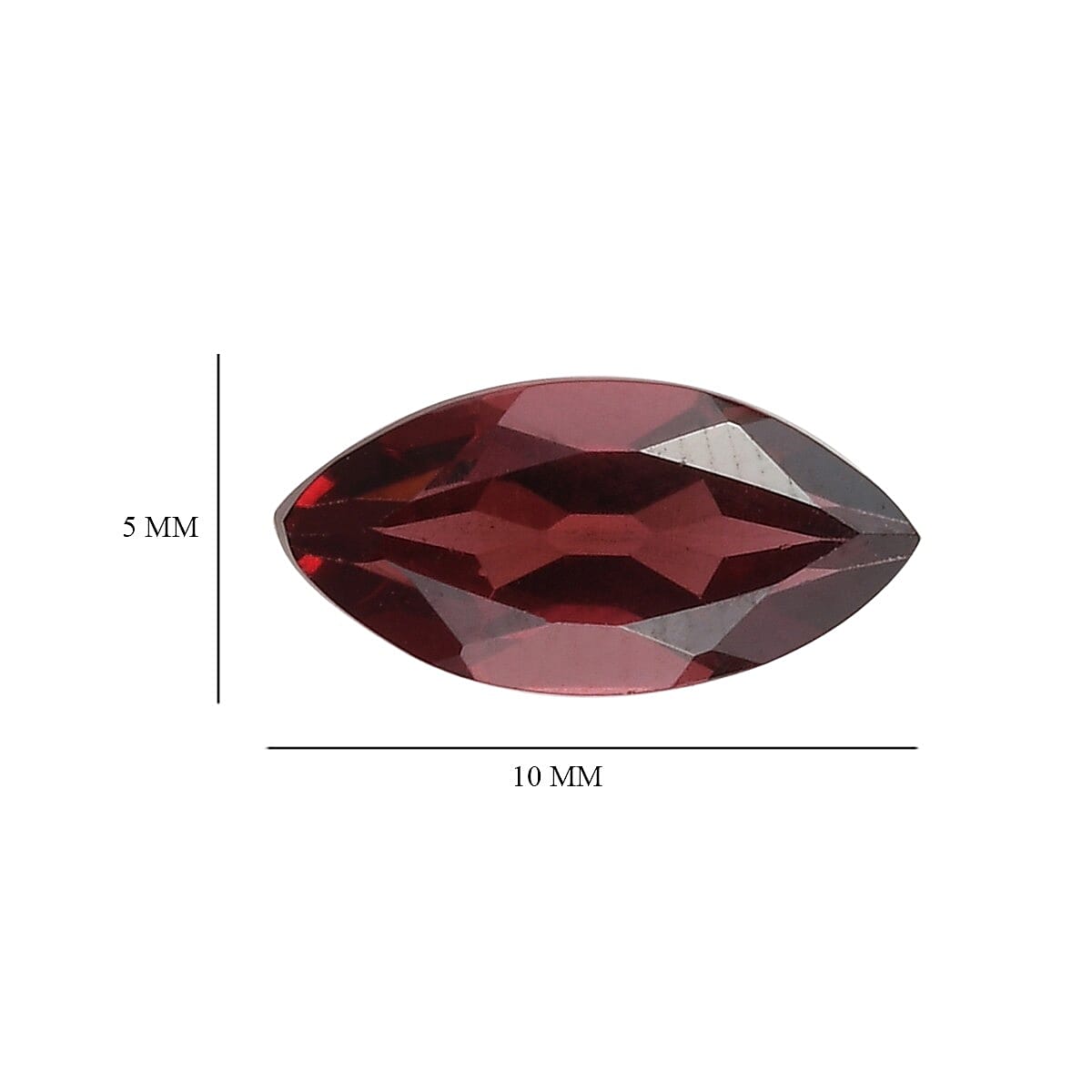 Red Garnet Marquise 10x5mm - 1.11 Ct