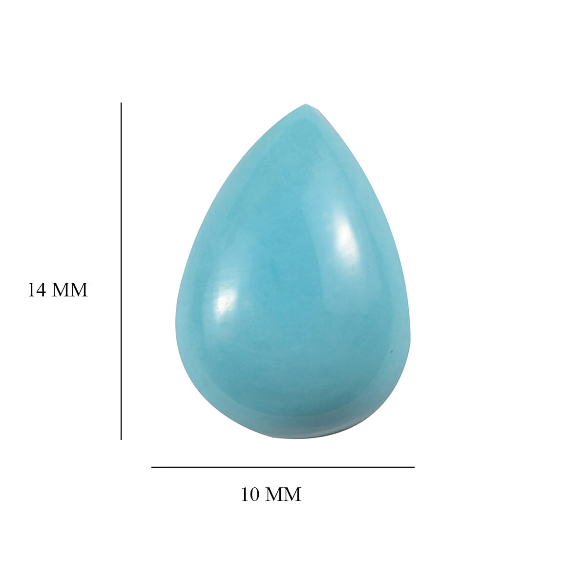 Sleeping Beauty Turquoise Prism 14x10mm - 4.23 Ct