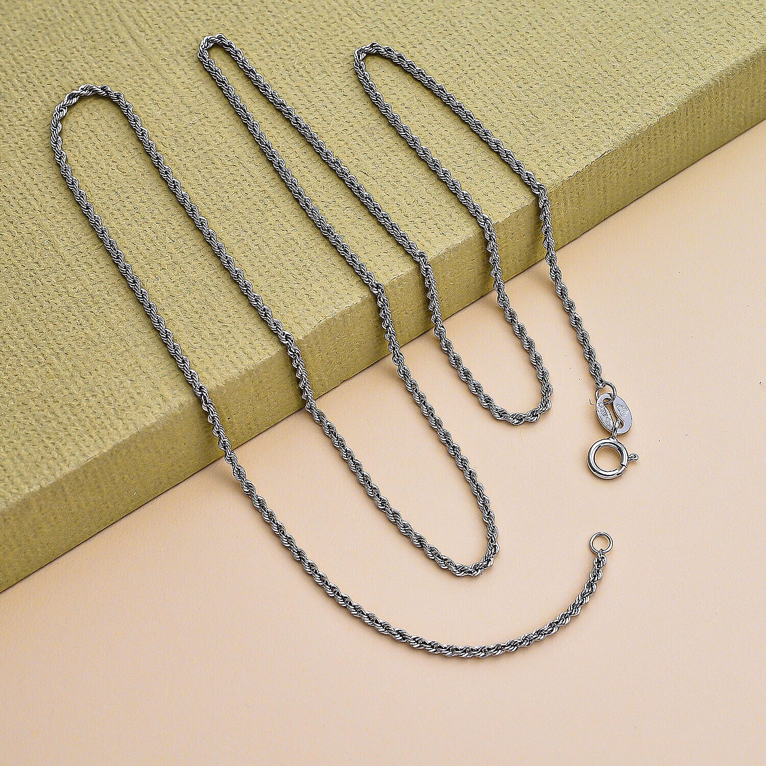 RHAPSODY Rope Chain Size 20 Inch in 950 Platinum - 6263338 - TJC