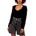 Nova of London 2 Piece Set - Jersey Stitch Crew Neck Vest & Cardigan in Black 