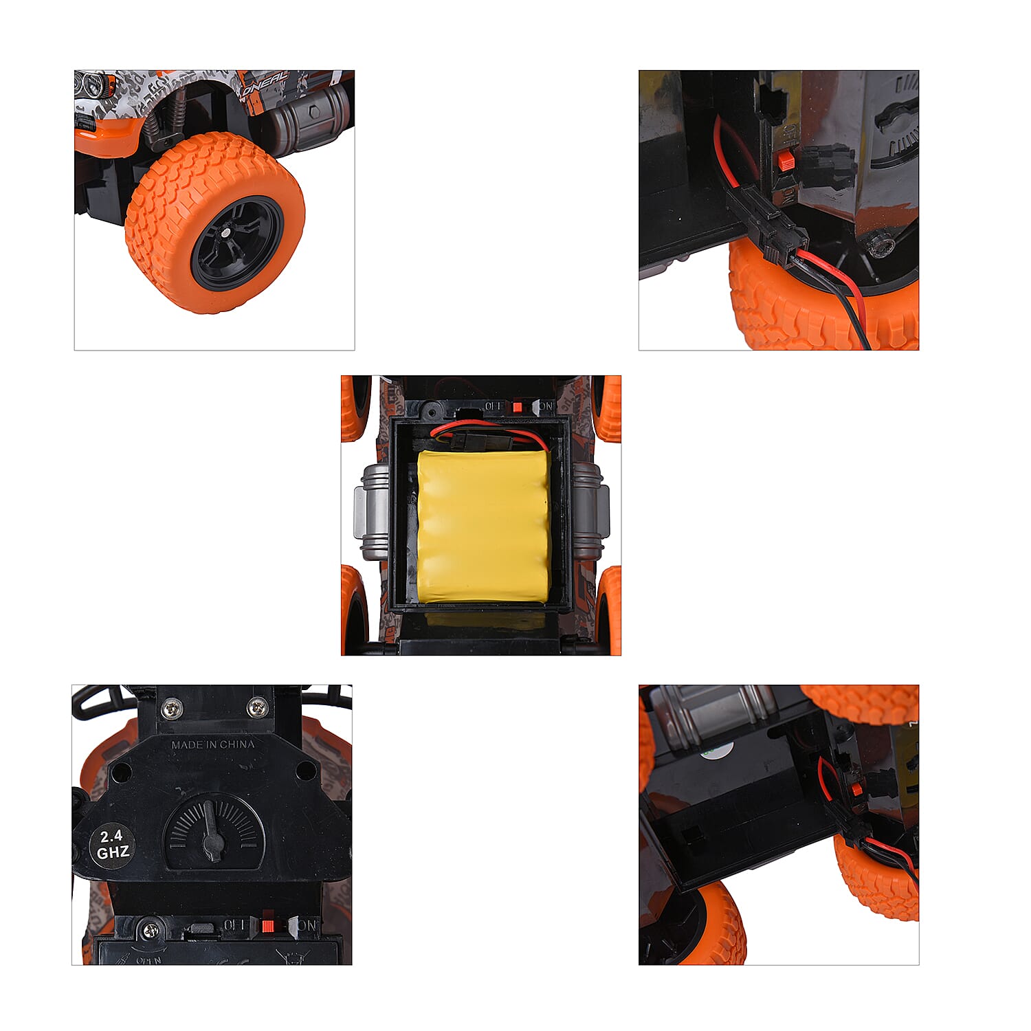 2.4G Remote Control Pickup Truck include Battery (Size 22x15x12 Cm) - Ages 6+