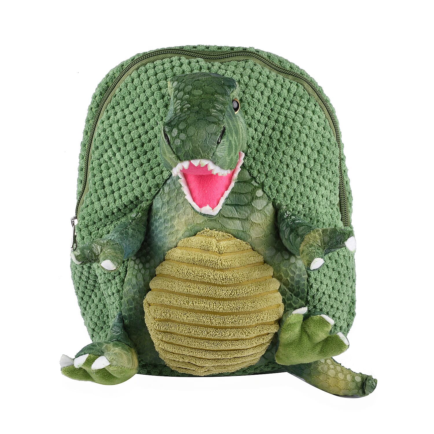 Plush Dinosaur Backpack - Green