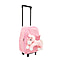 Close Out Deal - Plush Unicorn Trolley Backpack - Pink