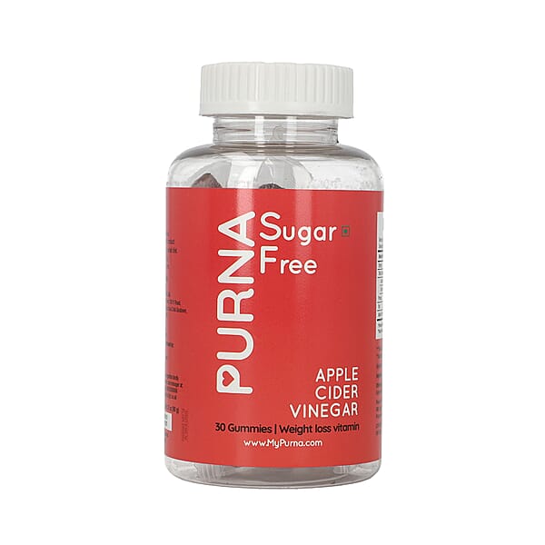 PURNA: Sugar Free Apple Cider Vinegar Weight Loss Pack of 30 Gummies ...