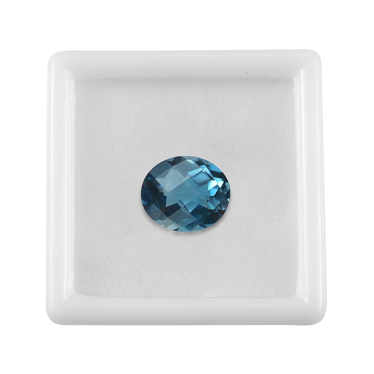 London Blue Topaz  Oval 7x6mm - 1.33 Ct