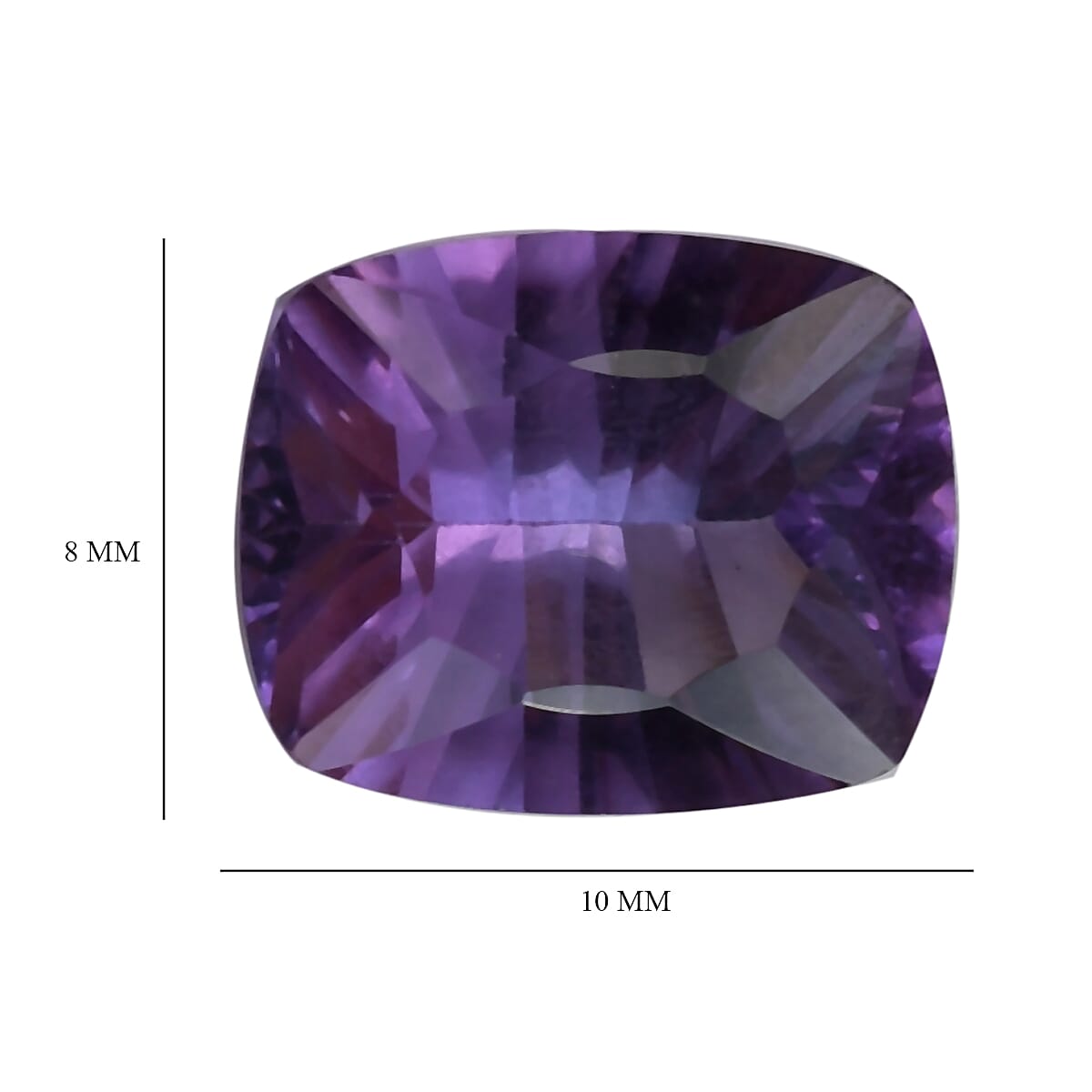 Mashamba Amethyst Cushion 10x8mm - 2.35 Ct