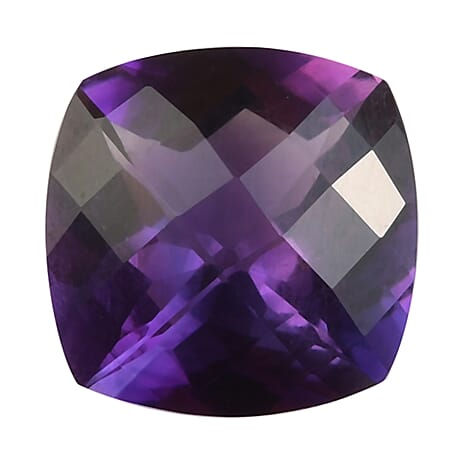 AA Mashamba Amethyst Cushion 11x11mm - 4.5 Ct
