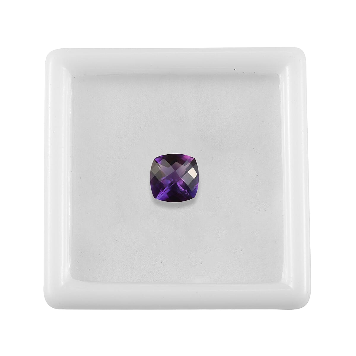 AA Mashamba Amethyst Cushion 11x11mm - 4.5 Ct