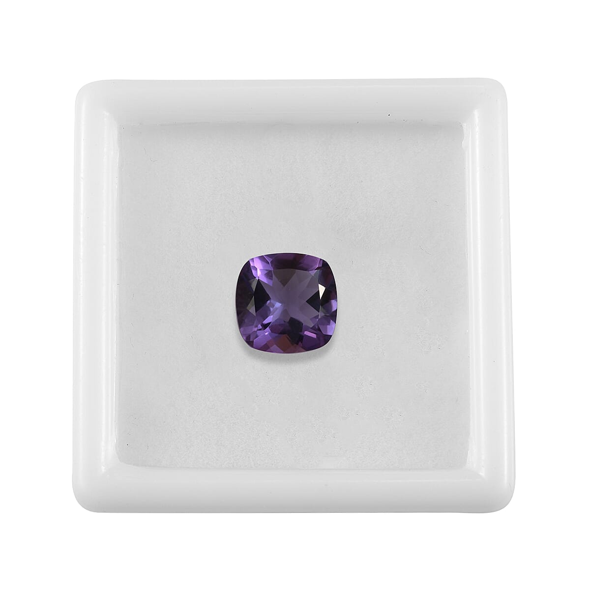 AA Mashamba Amethyst Cushion 12x12mm -5.6 Ct