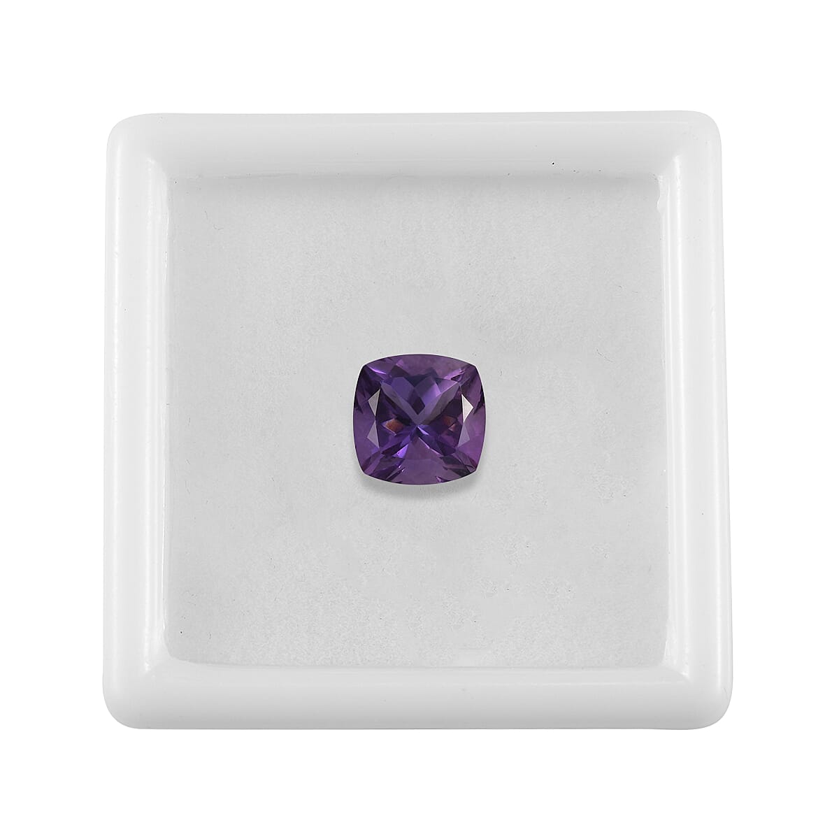 AA Mashamba Amethyst  Cushion 13x13mm - 8.9 Ct